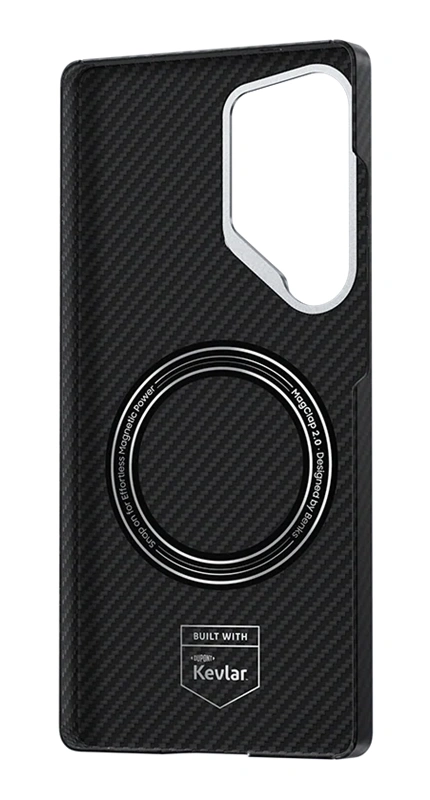 Benks Samsung Galaxy S25 Ultra Armor Air Kevlar dėklas, juoda, 5 nuotrauka